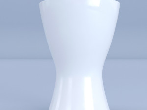 white vase 3Dモデル