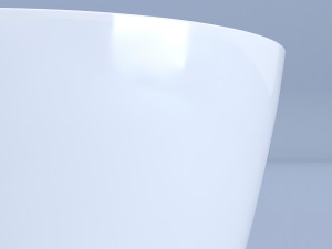 white vase 3D 模型