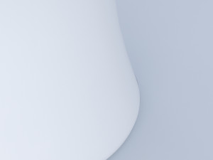 white vase 3D 模型