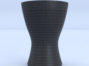 white vase 3D 模型