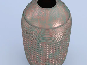 तांबे का फूलदान 3D मॉडल
