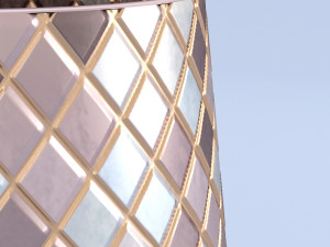mosaic vase 3d 3D 모델