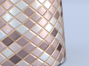 mosaic vase 3d 3D 모델