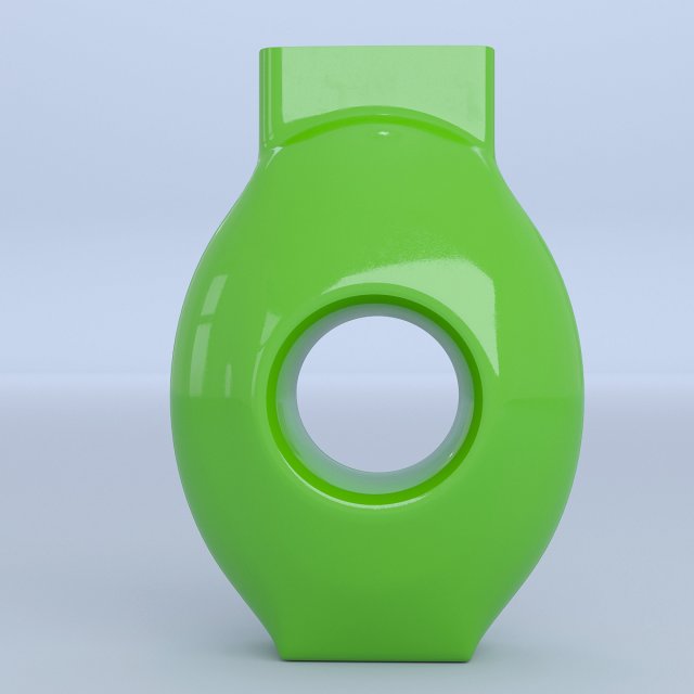 green glass vase Modèle 3D .c4d .max .obj .3ds .fbx .stl .blend 