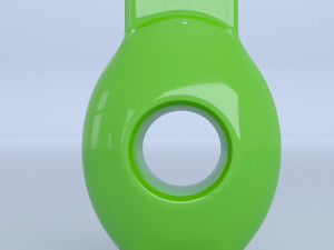 green glass vase 3D Model