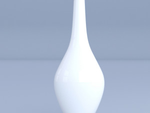 white ceramic vase 3D Model