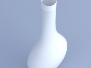 white ceramic vase 3D Model