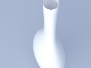 white ceramic vase 3D Model