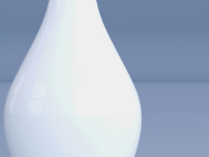 white ceramic vase 3D Model