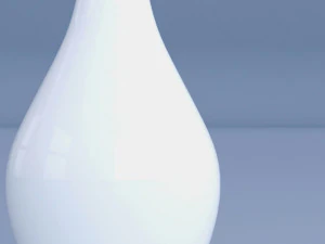 beyaz seramik vazo 3D Model