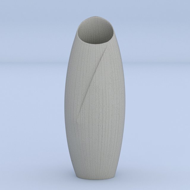 cement vase 3Dモデル .c4d .max .obj .3ds .fbx .stl .blend 