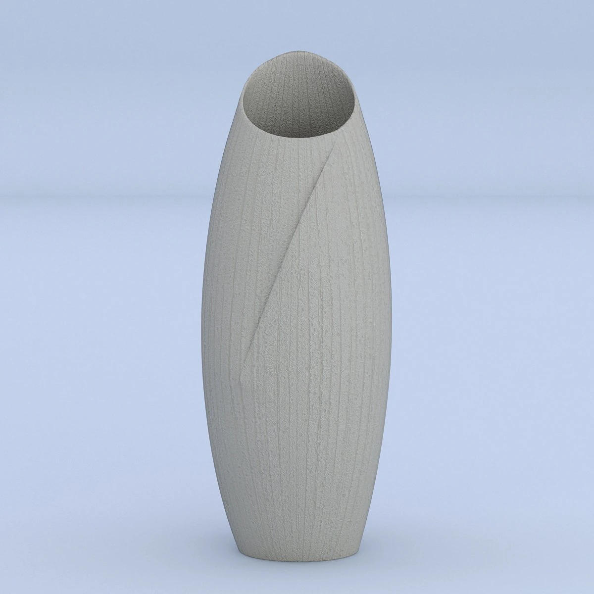 cement vase 3D Model .c4d .max .obj .3ds .fbx .stl .blend 