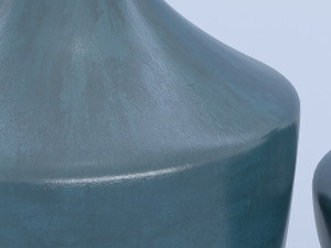 ceramic blue vases 3D Model