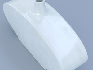 ceramic white vase Model 3D