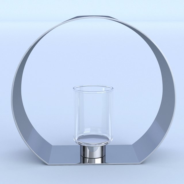 modern metal decoration 3D Модель .c4d .max .obj .3ds .fbx .stl .blend 