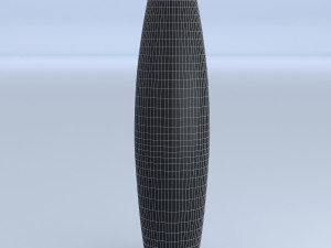 marine long vase 3D 模型
