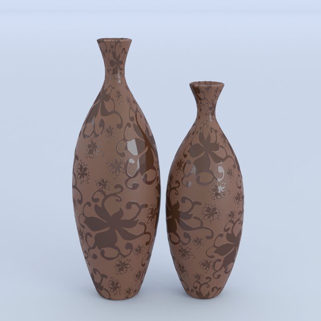 ornamental vases 3D 모델 .c4d .max .obj .3ds .fbx .stl .blend 