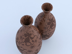 ornamental vases 3D 모델