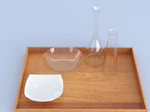 zestaw naczyń kuchennych Model 3D