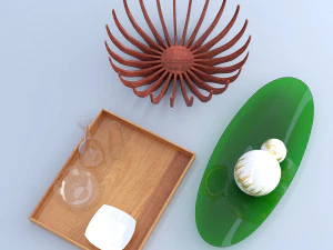 zestaw naczyń kuchennych Model 3D