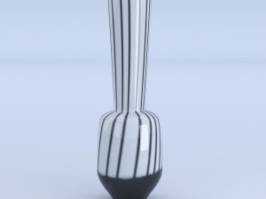 striped vase 3D Model