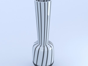 striped vase 3D Model