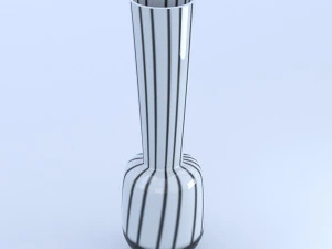 striped vase 3D Model
