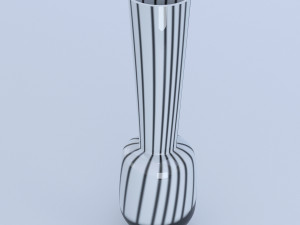 striped vase 3D Model