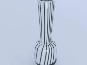 striped vase 3D Model