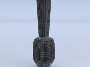 striped vase 3D Model