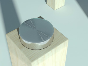 glass wooden coffee table 3Dモデル