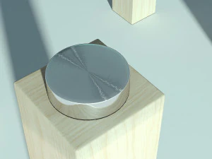 glass wooden coffee table 3D Model