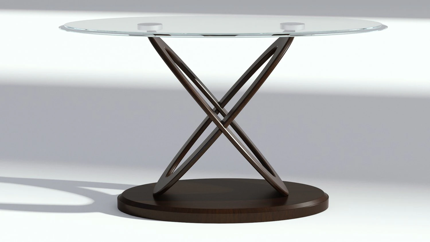 round glass coffee table 3D Model .c4d .max .obj .3ds .fbx .stl .blend
