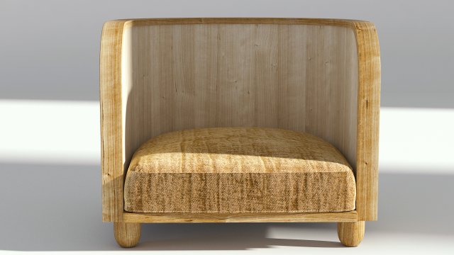 retro armchair 3D मॉडल .c4d .max .obj .3ds .fbx .stl .blend 