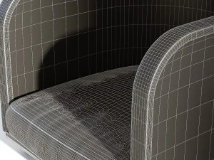 retro armchair 3D Model