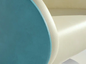 leather rotating armchair 3D Model