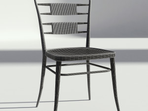 retro wooden chair 3Dモデル