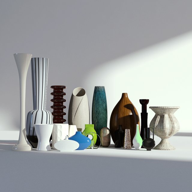 decoration set 3D Модель .c4d .max .obj .3ds .fbx .stl .blend 