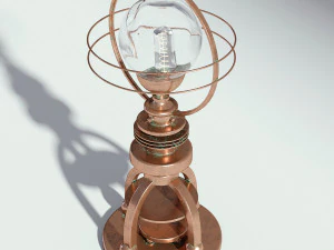 copper bulb lamp 3D Model