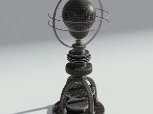 copper bulb lamp 3D Model