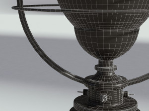copper bulb lamp 3D 모델