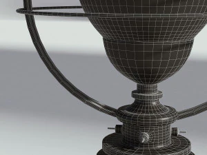 copper bulb lamp 3D Model