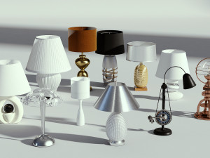 lamp set 3D 모델