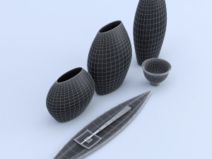 china pottery 3D मॉडल