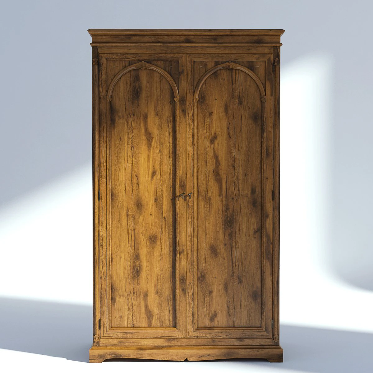 victorian wardrobe old natural 3D Model .c4d .max .obj .3ds .fbx .stl .blend 
