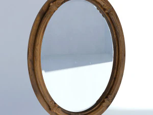 victorian mirror wall old natural 3D Model