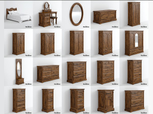 victorian furniture vol 102 3D Model