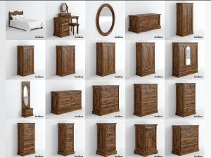 muebles victorianos vol 102 Modelo 3D