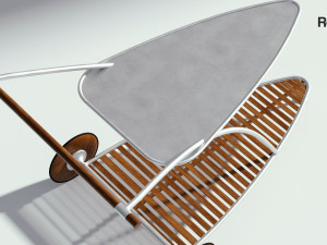 garden food cart 3D 模型