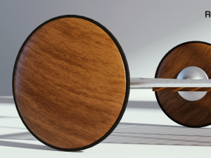 garden food cart 3D 模型